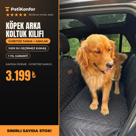 Köpek Araba Arka Koltuk Kılıfı